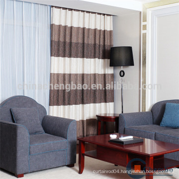 Modern high end linen patchwork hotel curtains and drapes